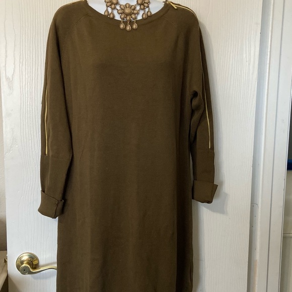 Michael Kors sweater dress. Gently used sz L - Picture 1 of 9